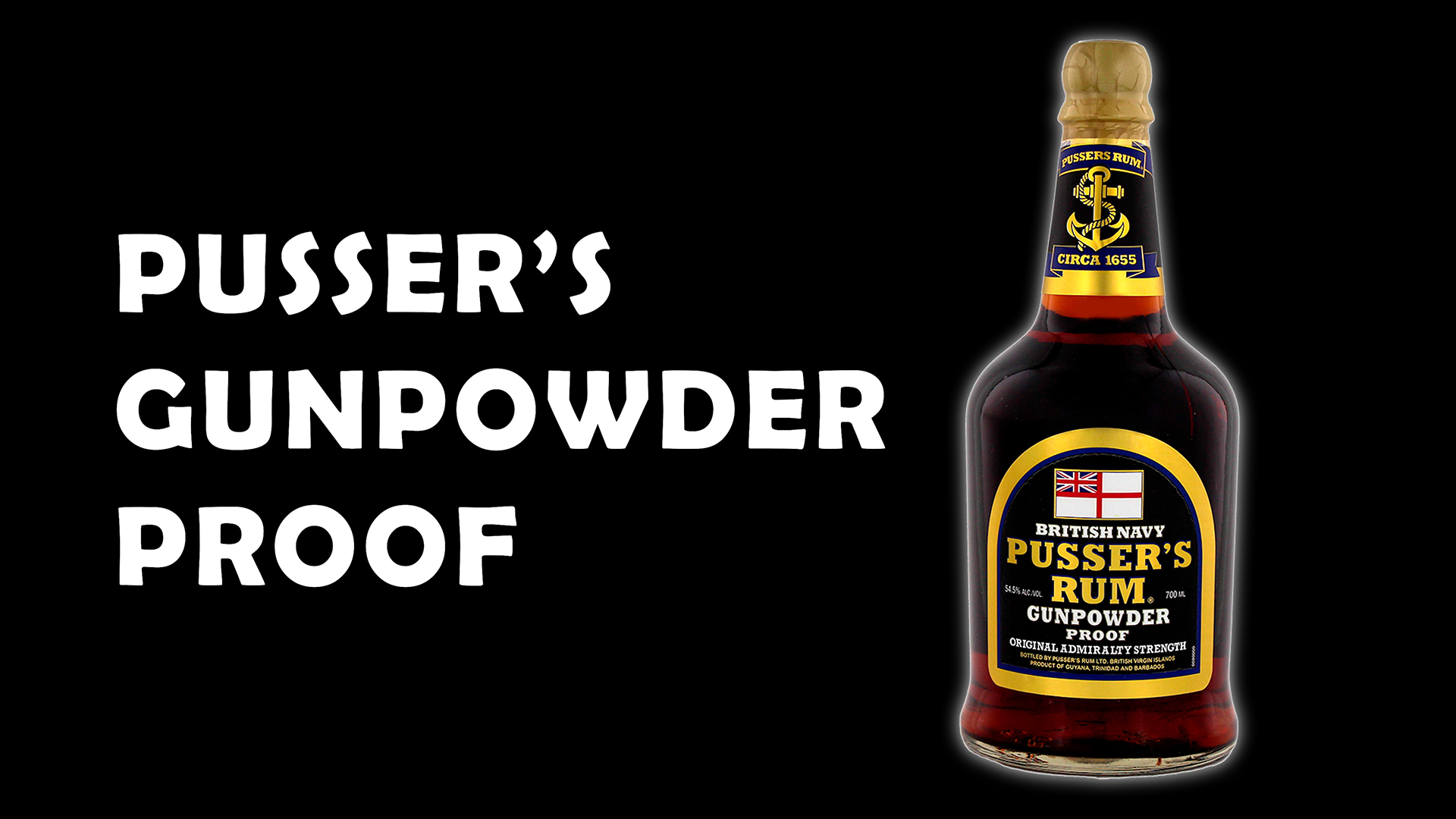 Pusser’s Gunpowder Proof