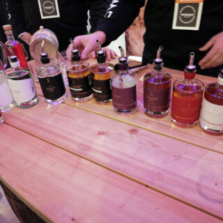 Valamon luostaritislaamon tuotteita.